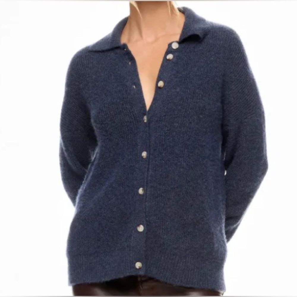 Central Park West - Millie Oversized Sweater Polo - Picture 2 of 9